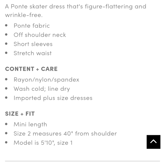 Torrid Mini Studio Luxe Ponte Skater Dress - Picture 11 of 11